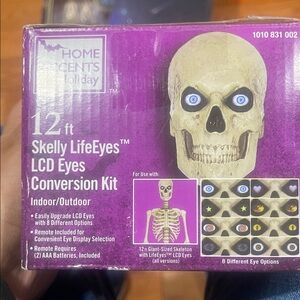 Home Accents Holiday Skelly LifeEyes LCD Eyes Conversion Kit - Purple and Gold